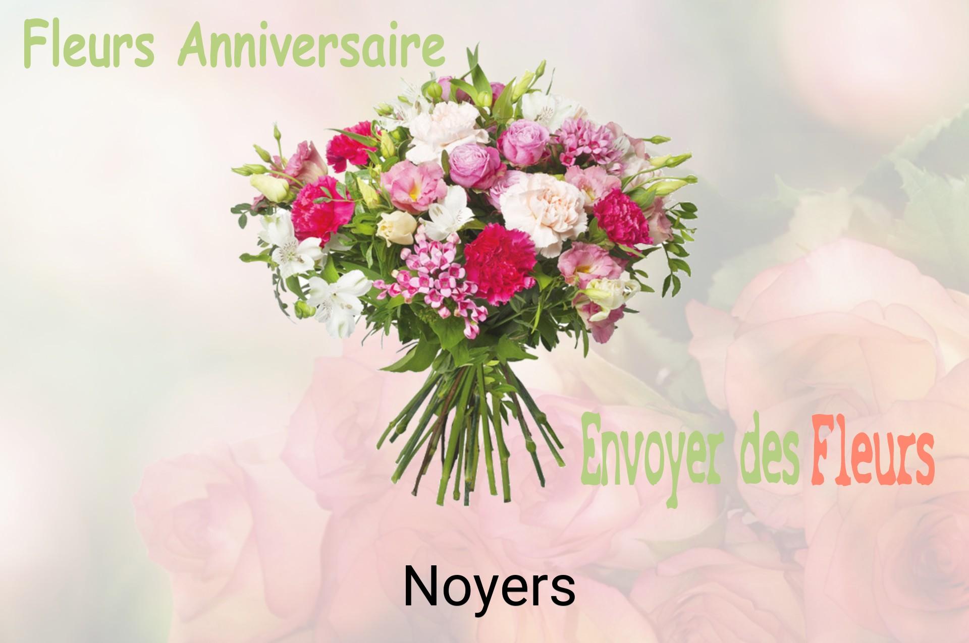 Bouquet de fleurs d’anniversaire livré à Noyers
