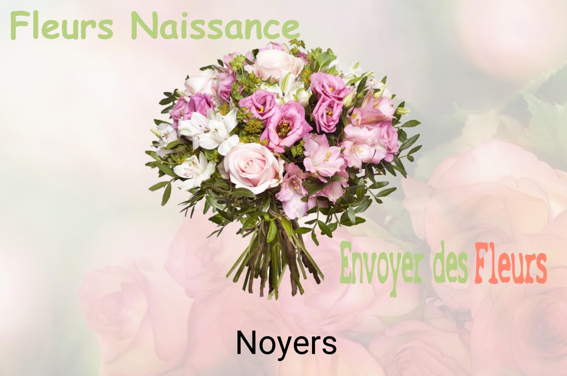 Bouquet de fleurs de naissance livré à Noyers